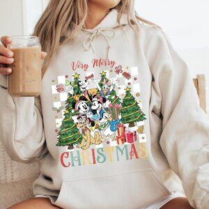 Mickey's Very Merry Christmas Hoodie, Magic Kingdom Christmas Hoodie, Christmas